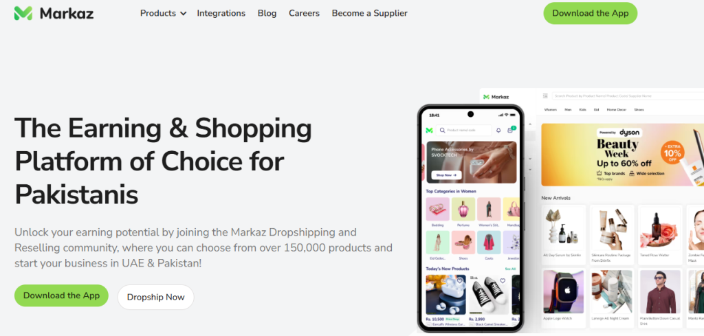 Markaz App Dropshipping