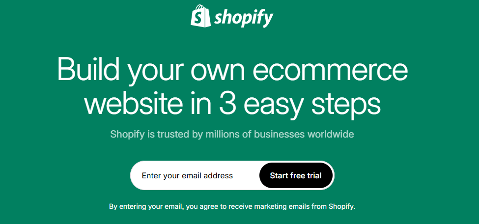 Shopify Create Your Online Store Today