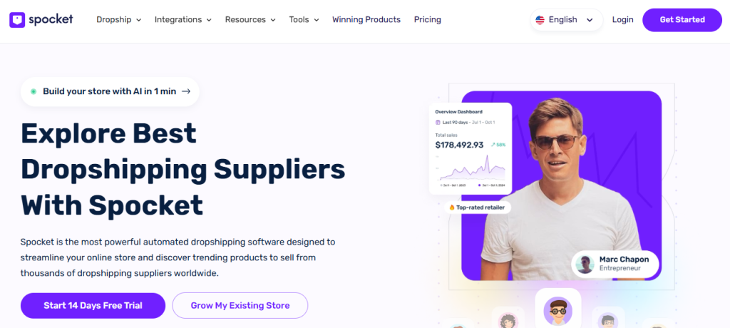 Spocket Best Dropshipping Suppliers